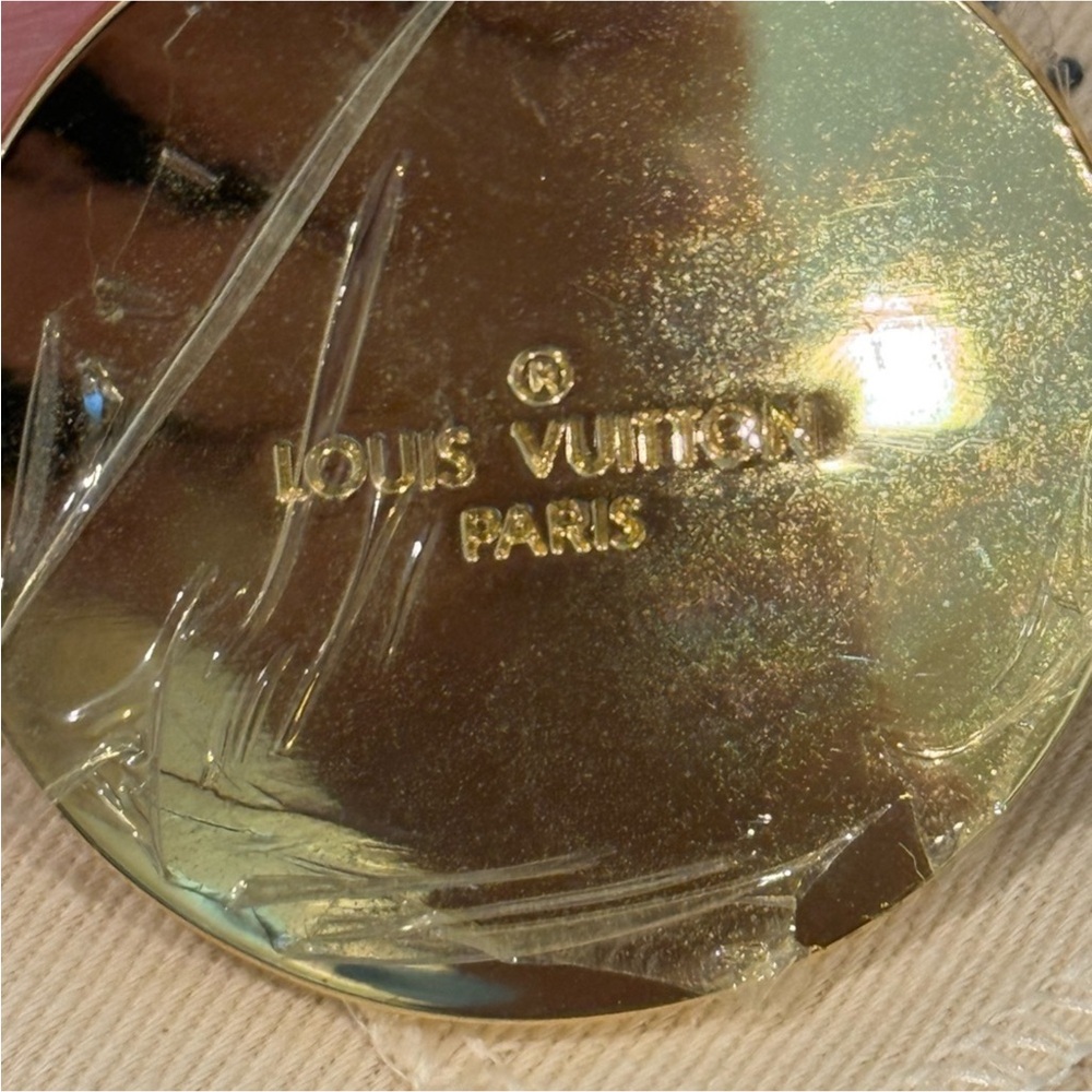 Louis Vuitton Crystal Embellished Gold Keychain - Picture 3 of 7